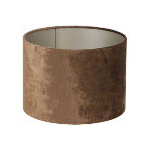 Livingo Cylinder - Gemstone Brown - 20x20x15 | Shades & Bases | Lamp Shades | The Elms