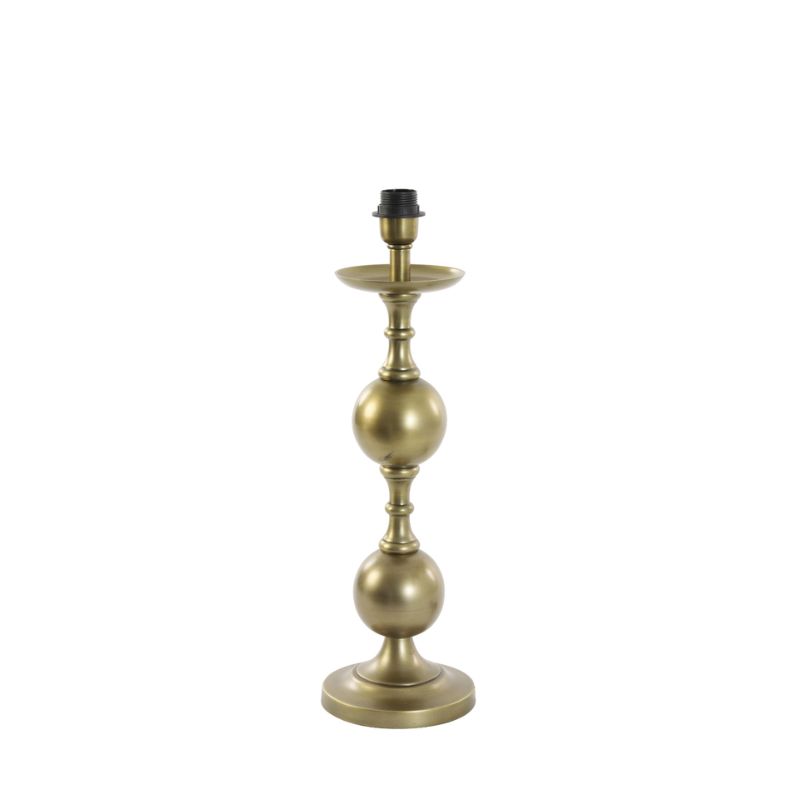 Lesane Lamp Base - Antique Bronze - 17x51cm | Lighting & Lamps | Lamp Bases | The Elms