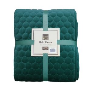 Halo Throw - Teal | Soft Furnishings | Throws | The Elms