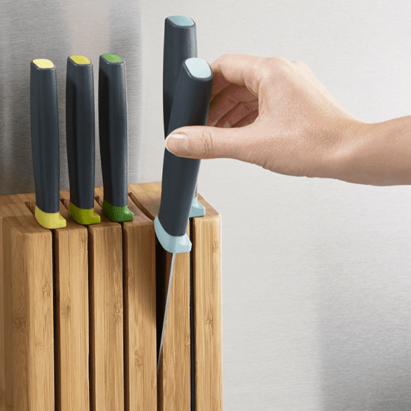 Joseph Joseph Elevate Knives Set with Bamboo Block | The Elms