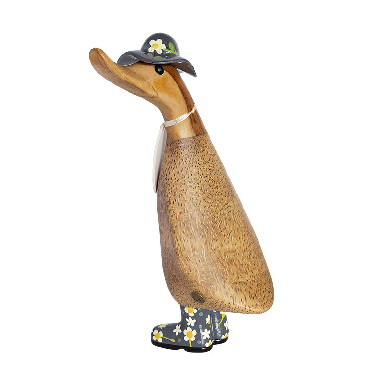 Floral Duckling with Hat and Welly Boots | The Elms