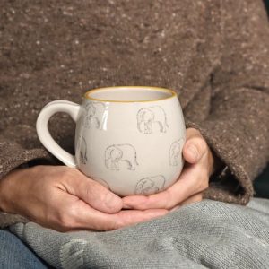 Elephant Stoneware Mug | Cups | Kitchenware | The Elms
