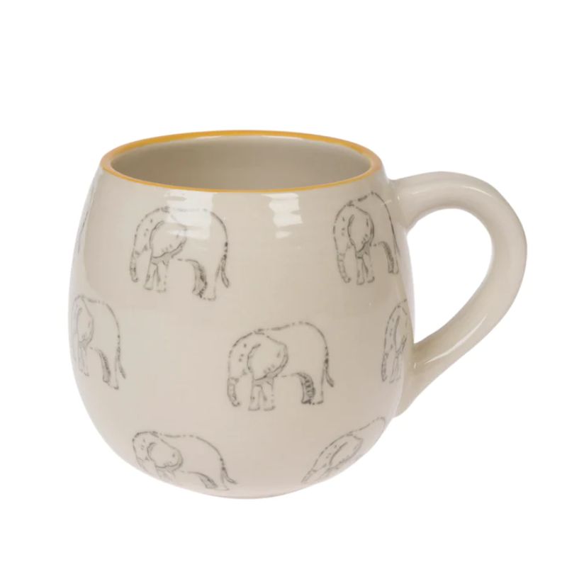 Elephant Stoneware Mug | Cups | Kitchenware | The Elms