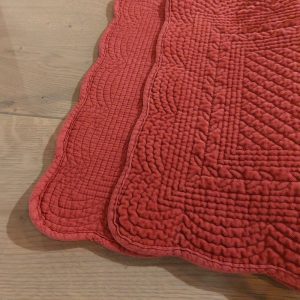 Brick Red Quilted Placemat | Placemats | Kitchenware | The Elms