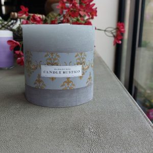 Pillar Candle - Light Grey | Candles & Diffusers | Candles | The Elms