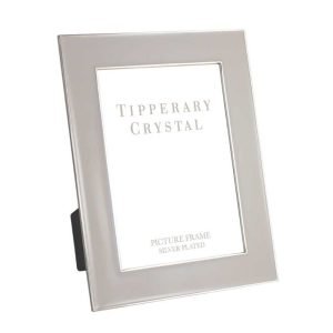 Grey Enamel Frame with Silver Edging - 5x7 inch | Art | Picture Frames | The Elms