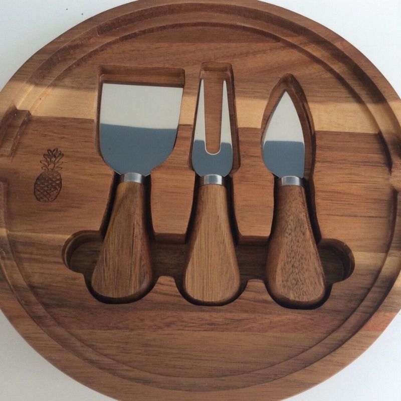 Acacia Wood Cheese Server Set | Gifts | Gift Sets | The Elms