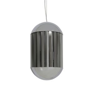Grayson Hanging Lamp - Chrome & Smoked | Ceiling Lights | Pendant Lamps | The Elms