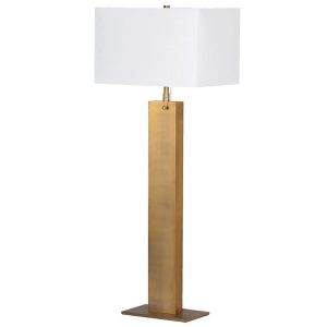 Tall Golden Table Lamp with Shade | Table & Desk Lamps | Table Lamps | The Elms