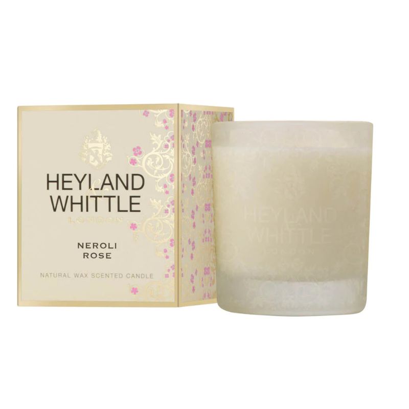 Gold Classic Candle in a Glass - Neroli Rose - 230g | Fragrances | Candles & Diffusers | The Elms