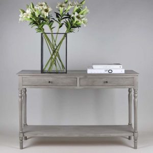 Venice Large Console - Dark Grey | Living Room | Console Tables | The Elms