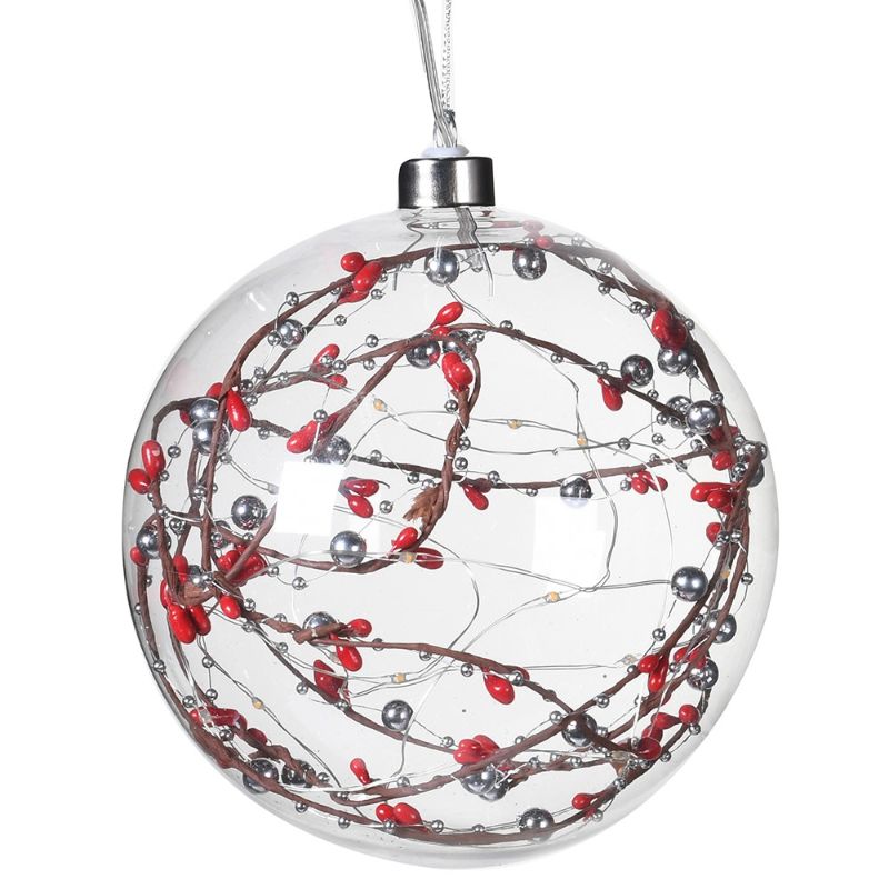 Light Glass Berry Ball | Christmas | Christmas Tree Decorations | The Elms