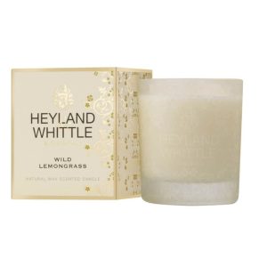 Gold Classic Candle in a Glass - Wild Lemongrass - 280g | The Elms