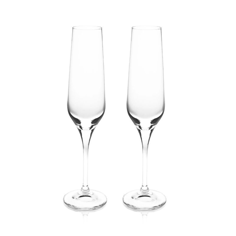 Eternity Glasses - Champagne Glasses - Set of 2 | Cups & Glasses | Glasses | The Elms