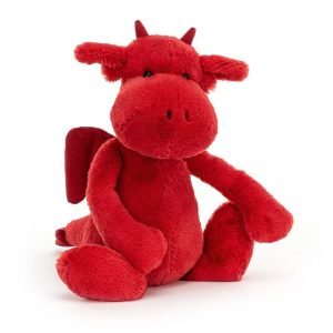 Bashful Red Dragon - Medium | Toys | Gifts | The Elms