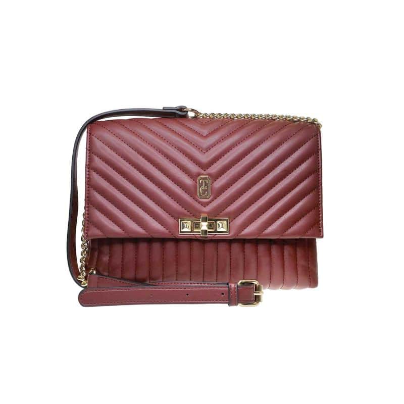 Versailles Cross Body Pouch - Burgundy | Accessories | Bags | The Elms
