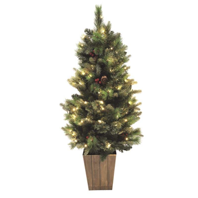 Potted Christmas Tree - Pre-Lit - 4.5ft | Christmas Trees | Christmas | The Elms