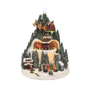 LED Village Scene - Santa | Christmas | Christmas Decorative Accessories | The Elms