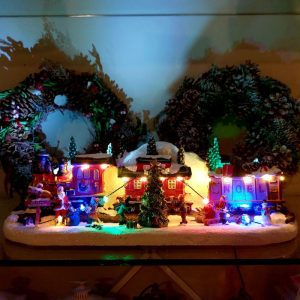 LED Village Scene - Santa Train | Christmas | Christmas Decorative Accessories | The Elms