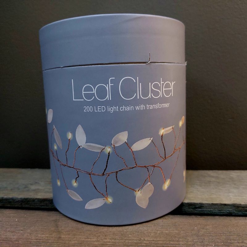 200 Garland Lights - Leaf Cluster - Plug In | Christmas | Christmas Lights | The Elms