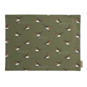 Fabric Placemats - Robin - Sold Individually | Christmas | Christmas Serveware | The Elms