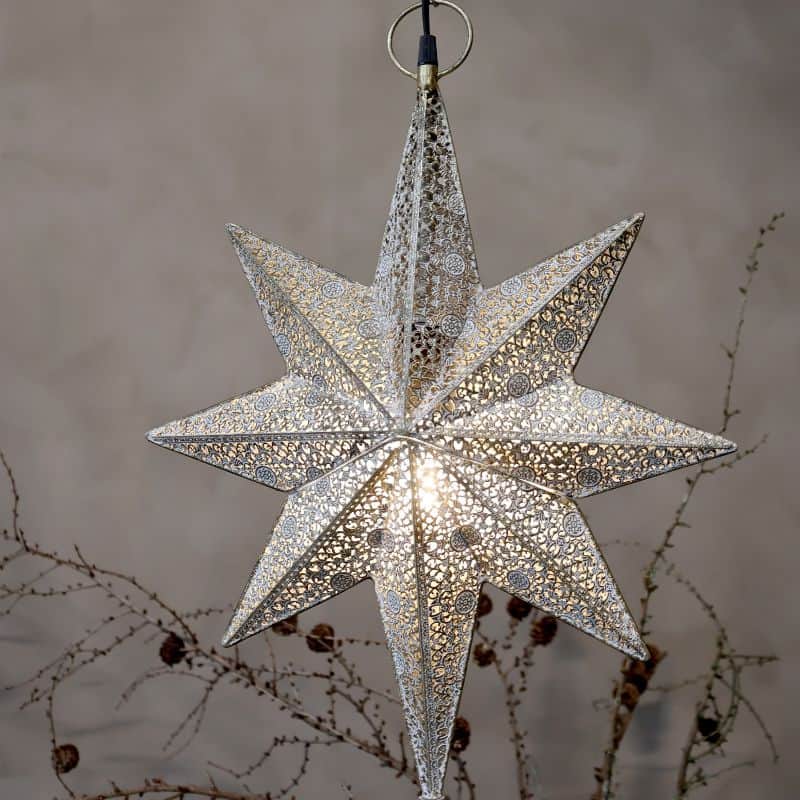 Vire Lamp Star - Warm White - Plug In | Christmas | Christmas Lights | The Elms