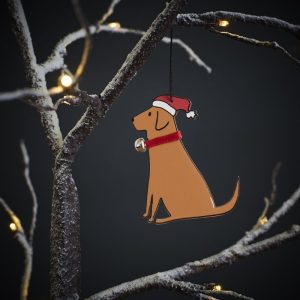 Dog Christmas Tree Ornament - Fox Red Labrador | Christmas | Christmas Tree Decorations | The Elms