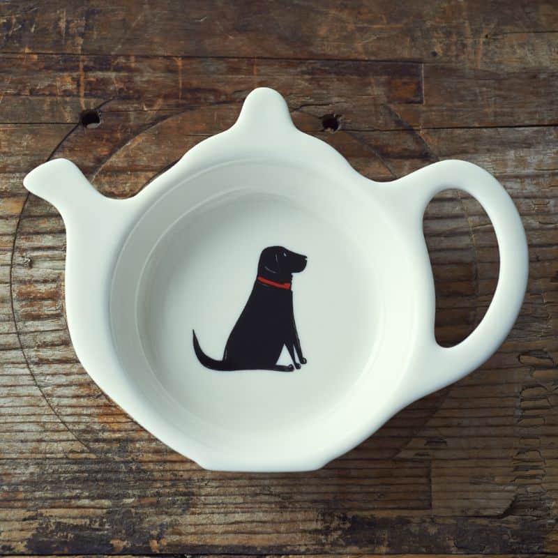 Dog Tea Bag Tidy - Black Labrador | Kitchen Accessories | Gadgets | The Elms
