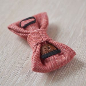 Tweed Dog Bow Tie - Orange | Pets | Pet Accessories | The Elms