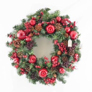 Apple Wreath - 60cm | Christmas | Christmas Wreaths | The Elms