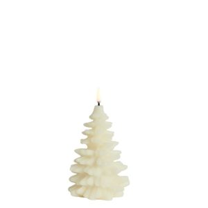 LED Christmas Tree Candle - Ivory - 10cm x 15cm | Fragrances | Candles & Diffusers | The Elms