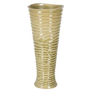 Sage Ripple Cylinder Vase - Large | Decorative Accessories | Vases | The Elms