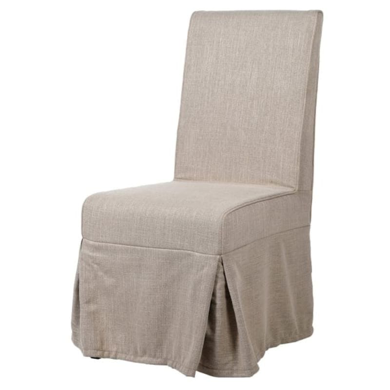 Tie-back Loose Cover Dining Chair - Grey | Dining Room | Dining Chairs | The Elms