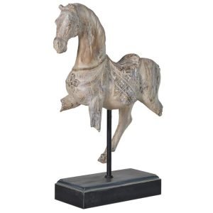 White Horse Decoration - 48cm | Art | Decorative Objects | The Elms