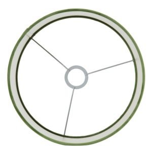 Velours Cylinder Lamp Shade - Dusty Green - 25cm | Lighting Accessories | Lamp Shades | The Elms