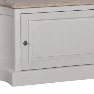 Sofia 2 Door Display Unit – Hardwick White/Rustic Brown - 110cm x 218cm | Display & Storage | Display Cabinets | The Elms