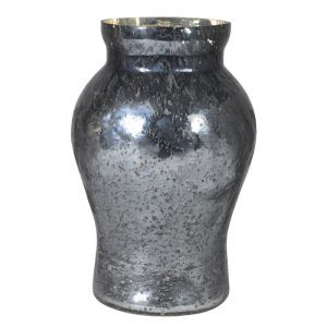 Large Grey Luster Vase - 31cm | Decorative Accessories | Vases | The Elms