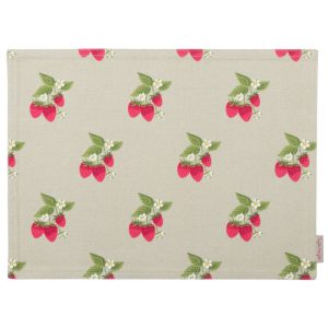 Patterned Placemat - Strawberries - Sold Individually | Serveware | Placemats | The Elms