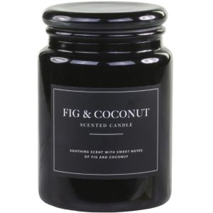 Scented Lucon Candle - Fig & Coconut - 14.5cm | Fragrances | Candles & Diffusers | The Elms